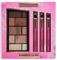 MAKEUP REVOLUTION - SHIMMER GLAM - EYE SET