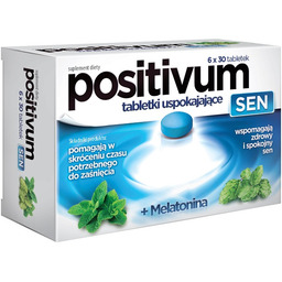 Positivum Sen Tabletki uspokajające, 180 tabletek