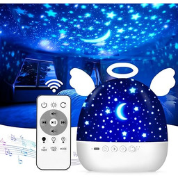 Diboniur Lampka nocna dla dzieci z 22 filmami,
