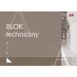 Unipap, blok techniczny A3 10k białe kartki, 10