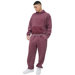 BOOHOOMAN DRES MĘSKI KOMPLET Z KAPTUREM DŁUGI RĘKAW