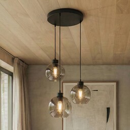 Lampa wisząca szklana Cubus TK Lighting, możliwość ściemniania,