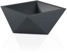 Geometryczna donica Vendetta 30 cm antracyt
