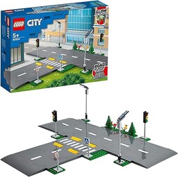 LEGO 60304 City Płyty Drogowe, Kreatywna Zabawka