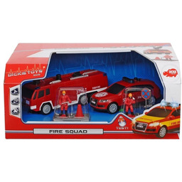 Dickie Toys, pojazdy ratunkowe Drużyna strażacka, zestaw
