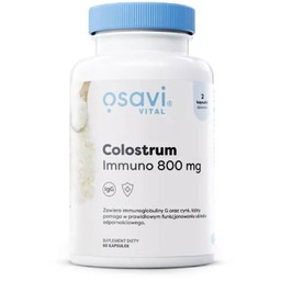 OSAVI Colostrum Immuno 800mg, 120 kapsułek -> Odbiór