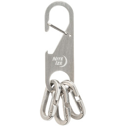 Karabińczyk Z-Rack Keychain Bottle Opener - Stalowy -