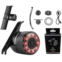 Tylna lampka rowerowa wodoodporna RockBros Q1 7x kolor