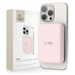 Powerbank Tech-Protect LifeMag z MagSafe 10000mAh 15W port