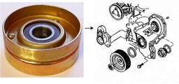 Rolka napinacza paska wielorowkowego 4863737