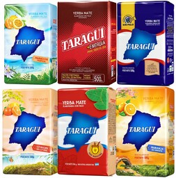Kompletny zestaw smaków Yerba Mate Taragui 6x500g