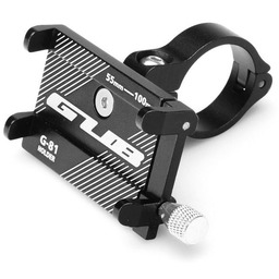 Uchwyt aluminiowy na kierownicę GUB G81 - Czarny