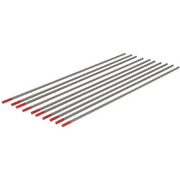 Elektroda wolframowa TIG czerwona 1.6x175mm,10szt w etui