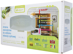 Antena zewnętrzna DPM DVB-T/T2 TV DVZ