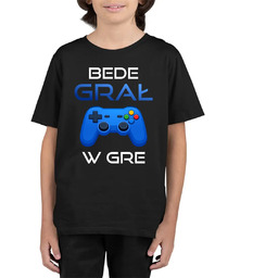 Bede grał w gre - dziecięca koszulka