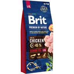 BRIT Premium by Nature Senior L+XL MANZANA, Pollo,