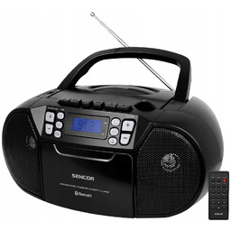 Radiomagnetofon CD Sencor SPT 3907 B kasety MP3