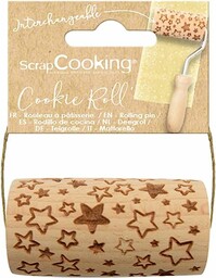 SCRAP COOKING - Mini drewniany wałek "Gwiazda" -