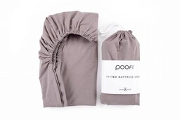 Poofi Prześcieradło do łóżeczka organic 60x120 Lawenda