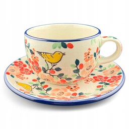 Filiżanka ze spodkiem Unikat 200 ml dek. U5006