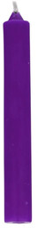 Świeca z wosku 9x1,2cm - purpurowa (5 sztuk)