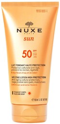NUXE Sun SPF50 Mleczko do opalania twarzy