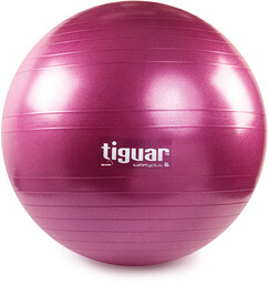 tiguar, Piłka gimnastyczna, Safety Plus, śliwkowa, 65 cm