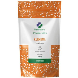 MedFuture Super Food Kurkuma mielona, 200 g ->