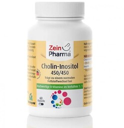 Choline-Inositol 450/450mg, Zein Pharma, 60 kapsułek