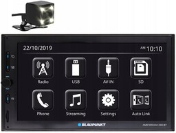 Blaupunkt Amsterdam 290BT radio samochodowe 2DIN Bluetooth kamera