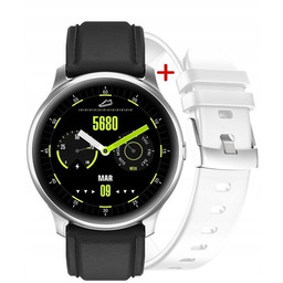 Smartwatch Męski G. Rossi G.RSWSF1-3C1-1 silver/black dodatkowy Pasek