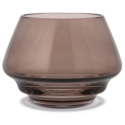 Holmegaard FLOW Świecznik Tealight - Szary Smoke