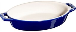 Staub Owalny półmisek ceramiczny - 400 ml, Niebieski