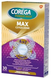 COREGA Power Max Tabletki do codziennego czyszczenia protez