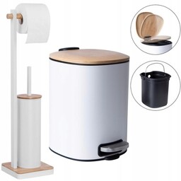 Zestaw Łazienkowy Kosz Na Śmieci I Stojak