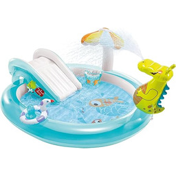 Intex Gator Dmuchany Basen Dziecięcy, Wielokolorowy, 229 x