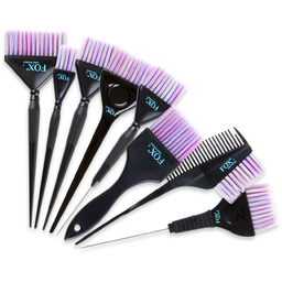 Fox Color Brushes, zestaw pędzli do farbowania włosów,