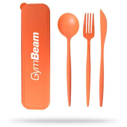 GymBeam Zestaw sztućców 2GO Orange