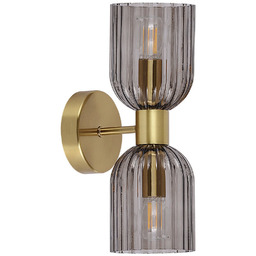 Podwójny kinkiet Piega dymny 2xE14 LP-939/2W smoked -