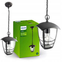 Lampa Ogrodowa Wisząca Philips Creek Sufitowa Zewnętrzna Latarnia