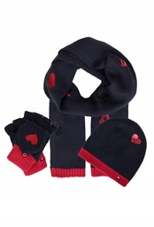 Tommy Hilfiger Zestaw Dziecięcy Czapka Szal Rękawiczki