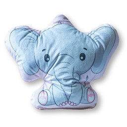 Detexpol Poduszka przytulanka Kształtka 33x22 06 Słoń szara