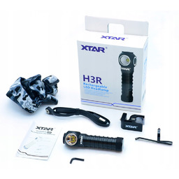 Mocna Latarka Czołowa Xtar H3R Warboy Full Set