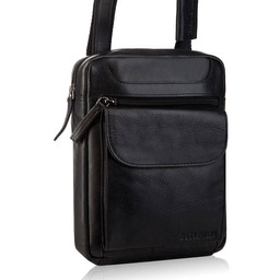 Listonoszka skórzana BETLEWSKI TBS-306 CZARNY