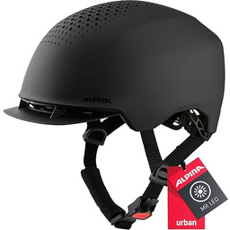ALPINA Unisex - Dorośli, IDOL Kask rowerowy, black