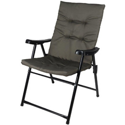 Saska Garden KRZESŁO OGRODOWE SKŁADANE 59X66X46/92CM Z PODUSZKĄ