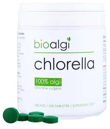 Chlorella w tabletkach BIOALGI 250 szt.