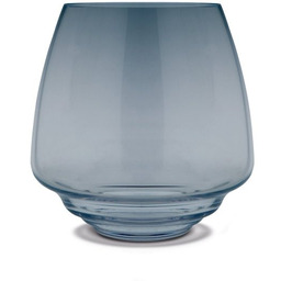 Holmegaard FLOW Świecznik 19 cm Granatowy