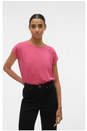 Vero Moda T-Shirt Ava 10284468 Różowy Regular Fit