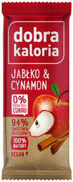 Dobra Kaloria Baton Owocowy Jabłko z Cynamonem 20x35g